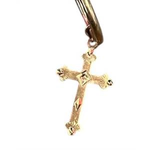 NEW ALV JEWELS women's cross earrings in gold plated